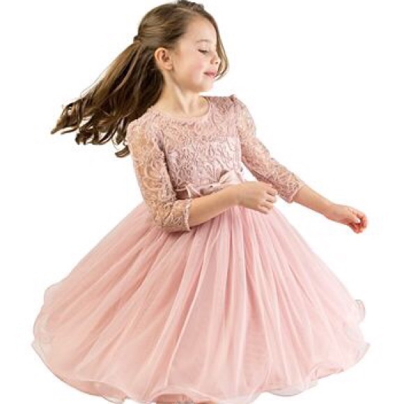 Bonnie Jean Other - Bonnie Jean Big Girls Lace Bow Dress❤️